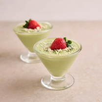 Jaapani matcha tee ja valge šokolaadi mousse