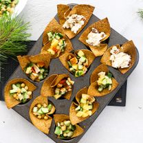 Tortilju groziņi ar 3 pildījumiem