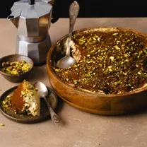 Pistacijų tiramisu su maskarpone