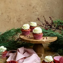 RED VELVET keksiukai su vyšniomis