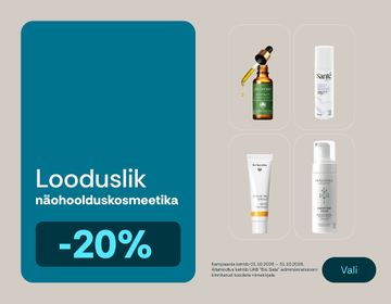 -20% näohooldustoodetele | Kampaania