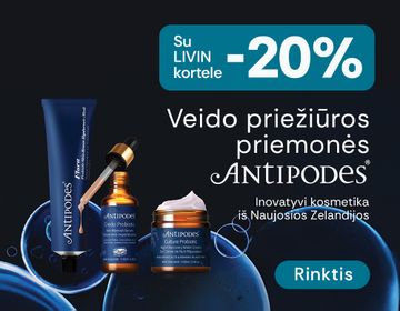 -20% veido priežiūros priemonėms „Antipodes“ | Akcija