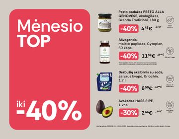 TOP didžiausios rugpjūčio mėnesio nuolaidos | Akcija
