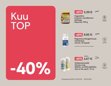 Septembri TOP suurimad allahindlused | Kampaania