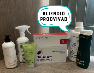 Mida ütlevad meie ostjad? ATTITUDE puhastus- ja kosmeetikatooted