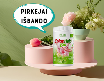 PIRKĖJAI IŠBANDO ekologišką skaidulų produktą COLON HELP BIO!