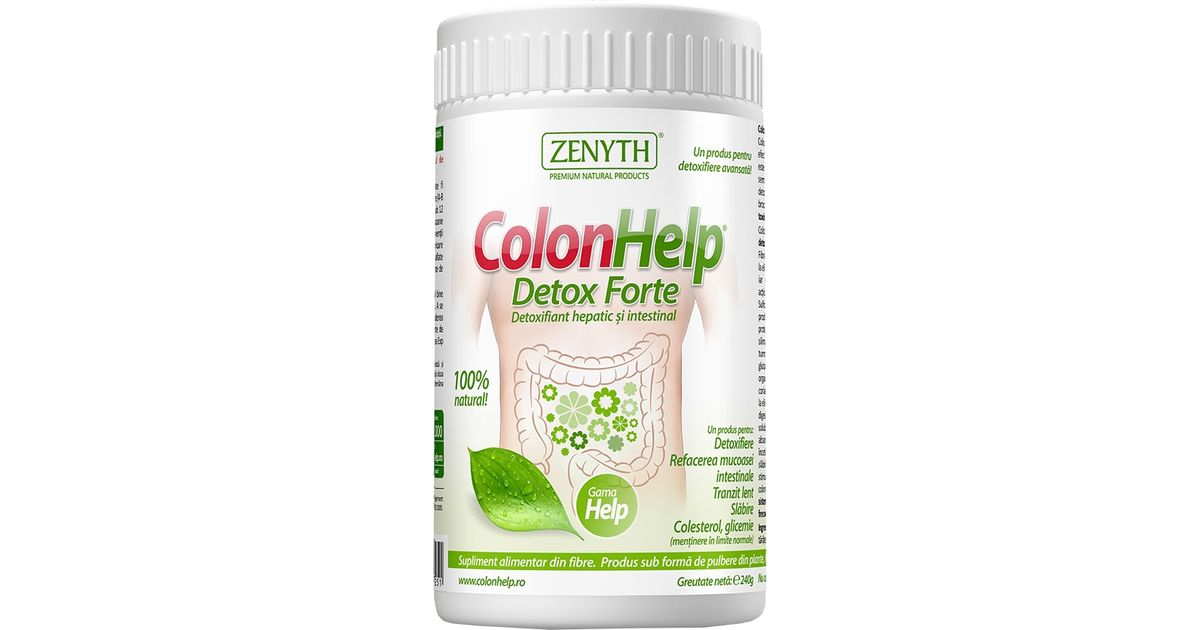 COLONHELP DETOX FORTE. Maisto papildas | LIVIN