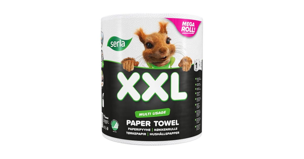 Popieriniai rankšluosčiai Serla XXL | LIVIN