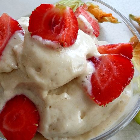 Ledai su tahini sezamų pasta