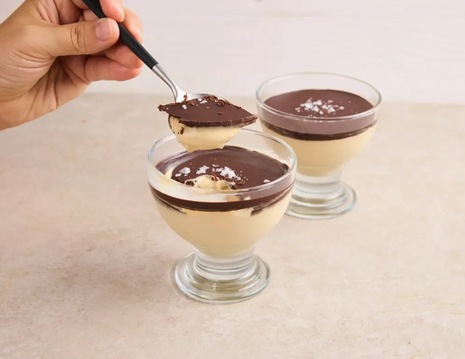 Zemesriekstu sviesta un šokolādes deserts