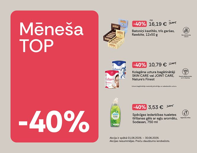 TOP lielākās jūnija atlaides | Akcija