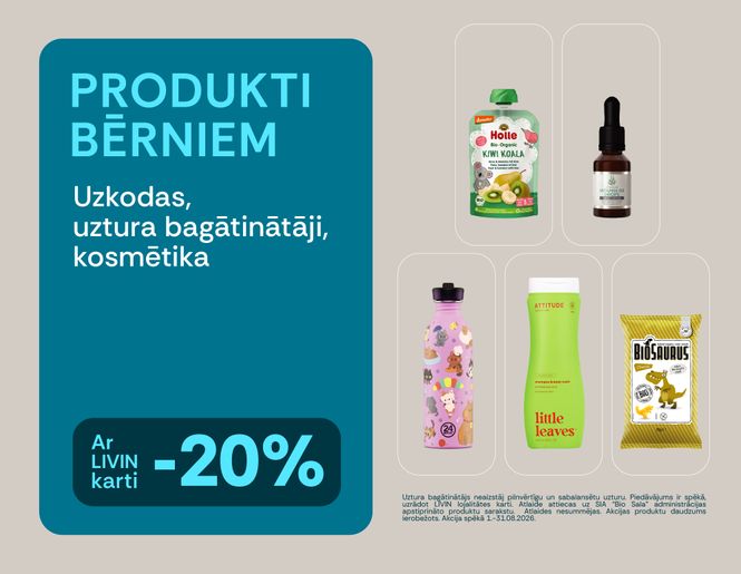 -20 % atlaide bērnu precēm | Akcija