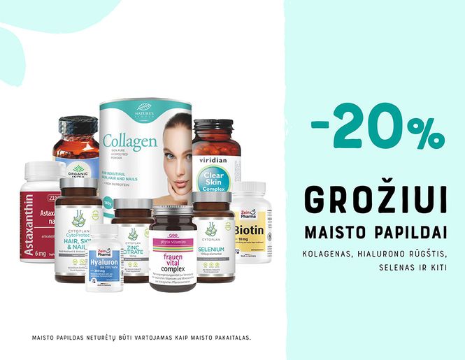 -20% maisto papildams GROŽIUI | Akcija