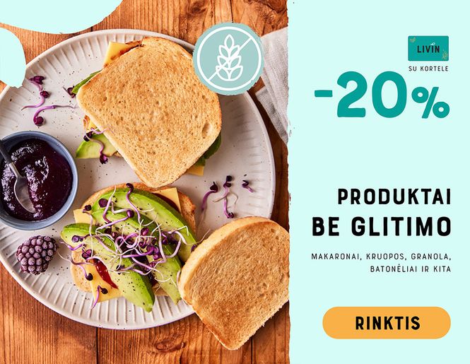 -20% ekologiškam maistui be glitimo „Schnitzer“ | Akcija