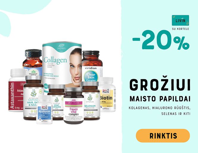 -20% maisto papildams GROŽIUI | Akcija