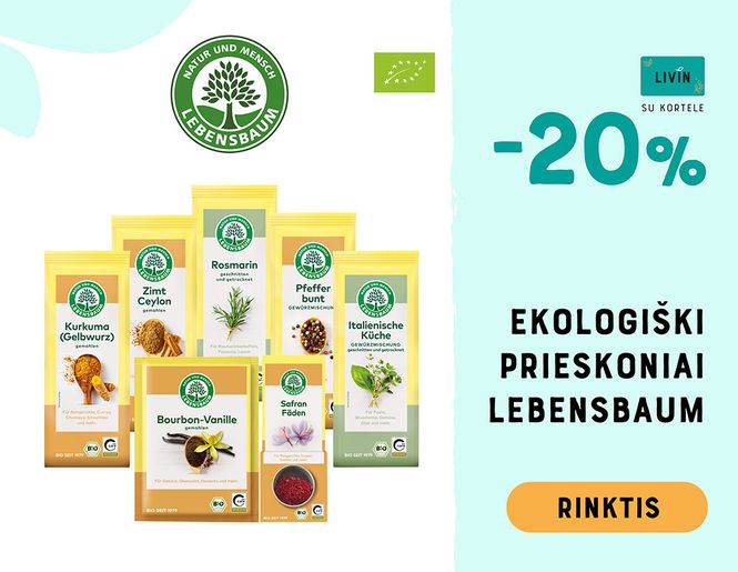 -20% Lebensbaum prieskoniams ir pagardams | Akcija