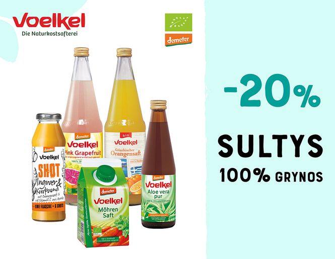 -20%  sultims „Voelkel“ | Akcija