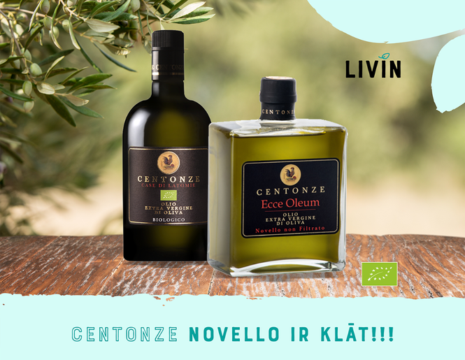 Ir ieradies jaunās ražas “Centonze” Novello extra virgin olīveļļa!