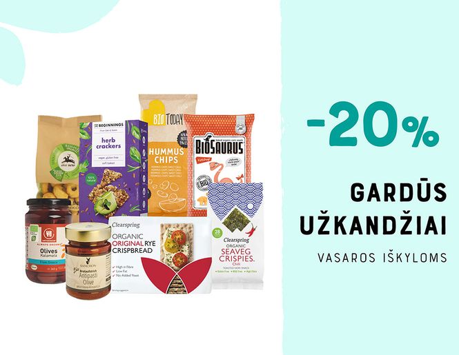 -20% užkandžiams vasaros iškyloms | Akcija