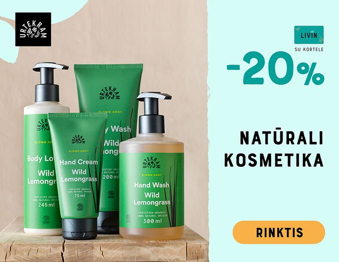 20% URTEKRAM kosmetikai | Akcija