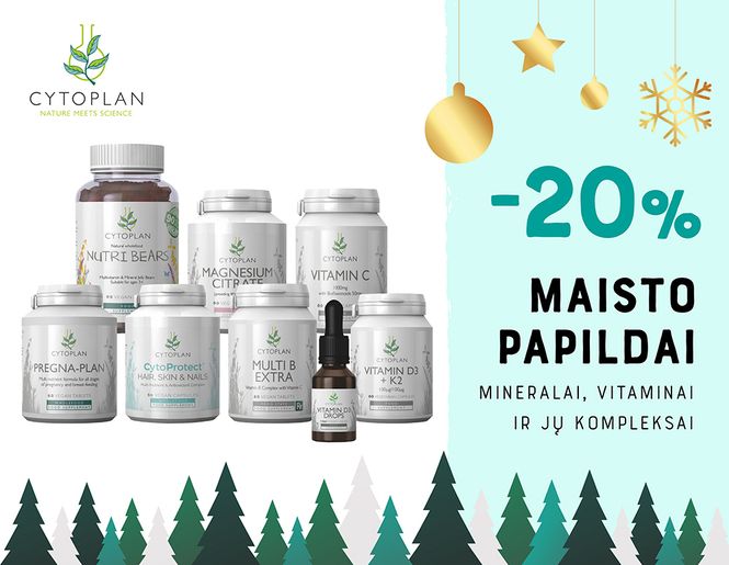 -20% maisto papildams „Cytoplan“ | Akcija