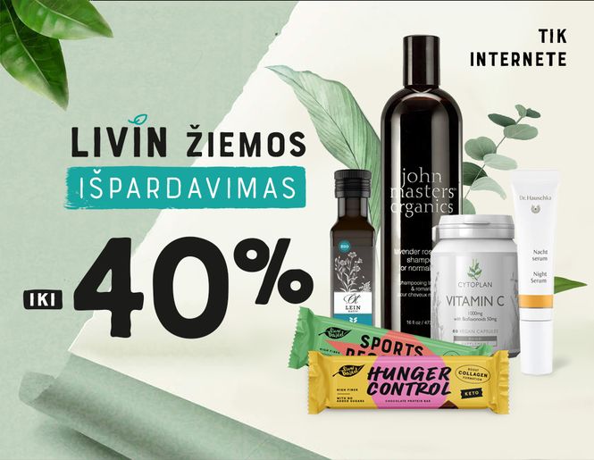 Didysis žiemos IŠPARDAVIMAS – nuolaidos net iki -40% | Tik internete