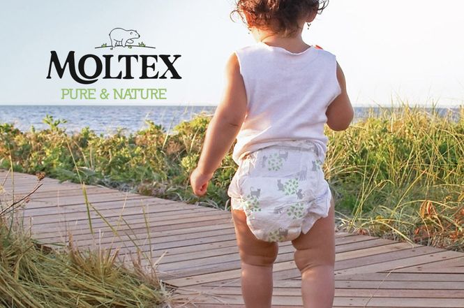 Ekologiškos sauskelnės MOLTEX – švelnios kūdikiui, draugiškos aplinkai