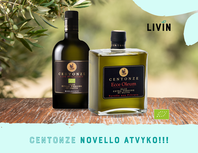 Jau atvyko naujo derliaus „Centonze“ Novello extra virgin alyvuogių aliejus!