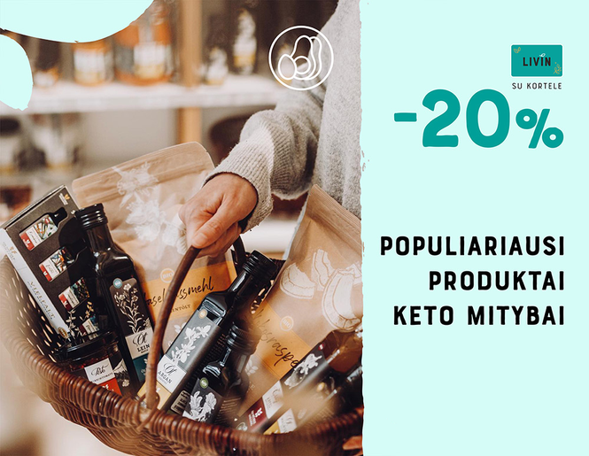 -20% populiariausiems keto mitybos produktams! | Akcija