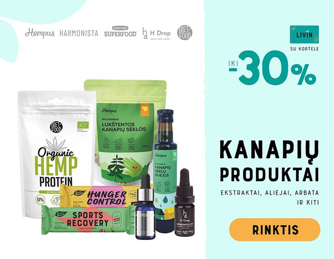 nuolaida kanapių produktams | Akcija