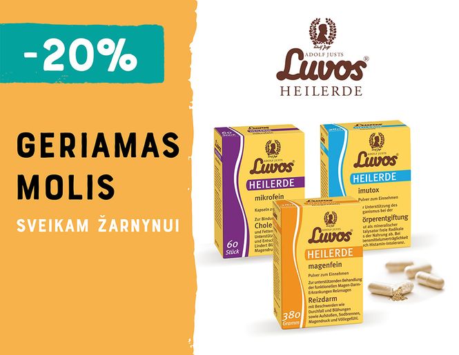 -20% „Luvos®“ geriamam moliui l Akcija