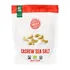 Обжаренные и слегка подсоленные орехи кешью CASHEW SEA SALT, органические